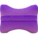 Indigo Violet To Cotton Candy Pink Linear Gradient Velour Seat Head Rest Cushion View2