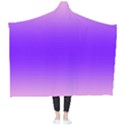 Cotton Candy Pink To Indigo Violet Bilinear Gradient Wearable Blanket View2
