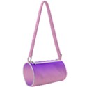 Indigo Violet To Cotton Candy Pink Bilinear Gradient Mini Cylinder Bag View2