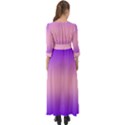 Indigo Violet To Cotton Candy Pink Bilinear Gradient Button Up Maxi Dress View2
