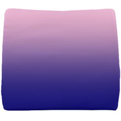 Cotton Candy Pink To Navy Blue Linear Gradient Seat Cushion