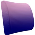 Cotton Candy Pink To Navy Blue Linear Gradient Seat Cushion View2
