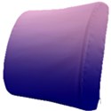 Cotton Candy Pink To Navy Blue Linear Gradient Seat Cushion View3