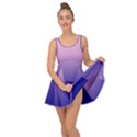 Cotton Candy Pink To Navy Blue Linear Gradient Inside Out Casual Dress View3
