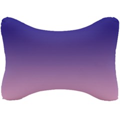Navy Blue To Cotton Candy Pink Linear Gradient Seat Head Rest Cushion