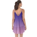 Navy Blue To Cotton Candy Pink Linear Gradient Love the Sun Cover Up View2