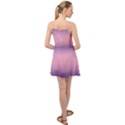 Navy Blue To Cotton Candy Pink Bilinear Gradient Summer Time Chiffon Dress View2