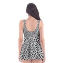 Black White Leopard Skater Dress Swimsuit View2