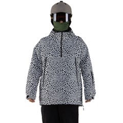 Black White Leopard Men s Ski And Snowboard Waterproof Breathable Jacket