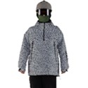 Black White Leopard Men s Ski and Snowboard Waterproof Breathable Jacket View1