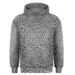 Black White Leopard Men s Core Hoodie