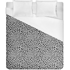 Black White Leopard Duvet Cover (california King Size)