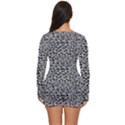 Giraffe Pattern (2) Long Sleeve Boyleg Swimsuit View4