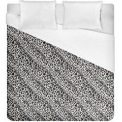 Silver Leopard Duvet Cover (king Size)