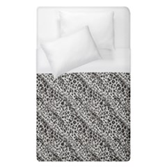 Silver Leopard Duvet Cover (single Size)
