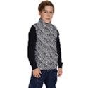 Silver Leopard Kid s Button Up Puffer Vest View3