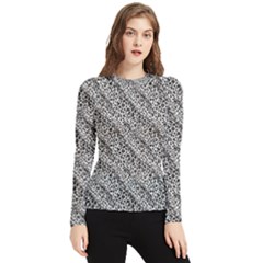 Silver Leopard Women s Long Sleeve Rash Guard