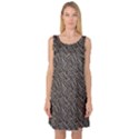 Brown Snake Pattern Sleeveless Satin Nightdress View1
