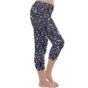 Brown Giraffe Pattern Capri Winter Leggings  View3