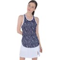 Brown Giraffe Pattern Racer Back Mesh Tank Top View1