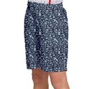Blue Giraffe Pattern Kids  Basketball Shorts View2