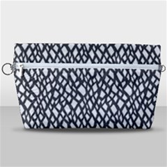 Black White Snake Pattern Handbag Organizer