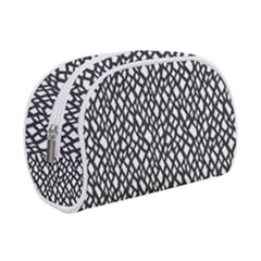 Black White Snake Pattern Make Up Case (small)