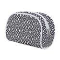 Black White Snake Pattern Make Up Case (Small) View2