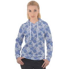 Blue Roses Women s Overhead Hoodie
