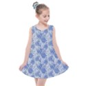 blue roses Kids  Summer Dress View1