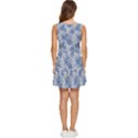 blue roses Tiered Sleeveless Mini Dress View4