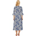 blue roses Midsummer Wrap Dress View4