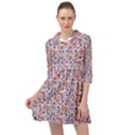 Floral Mix Mini Skater Shirt Dress View1