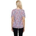 Floral Mix Bow Sleeve Button Up Top View4