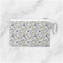 Grey Roses Canvas Cosmetic Bag (Small) View2