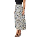 Grey Roses Classic Midi Chiffon Skirt View2