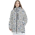 Grey Roses Women s Multi Pockets Zip Ski and Snowboard Waterproof Breathable Jacket View1
