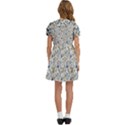 Roses Grey Roses Kids  Bow Tie Puff Sleeve Dress View4