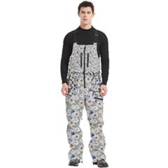 Roses Grey Roses Men s Front Zip Ski And Snowboard Bib Pants
