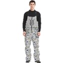 Roses Grey Roses Men s Front Zip Ski And Snowboard Bib Pants View1