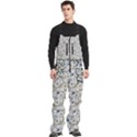 Roses Grey Roses Men s Front Zip Ski And Snowboard Bib Pants View3