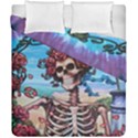 Grateful Dead Hippie Peace Roses Rock Music Legend Duvet Cover Double Side (California King Size) View2