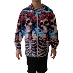 Grateful Dead Hippie Peace Roses Rock Music Legend Kids  Hooded Windbreaker