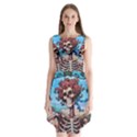 Grateful Dead Hippie Peace Roses Rock Music Legend Sleeveless Chiffon Dress   View1
