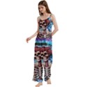 Grateful Dead Hippie Peace Roses Rock Music Legend Spaghetti Top Long Pants Satin Pajamas Set View2