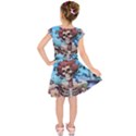 Grateful Dead Hippie Peace Roses Rock Music Legend Kids  Short Sleeve Dress View2
