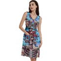 Grateful Dead Hippie Peace Roses Rock Music Legend Sleeveless Dress With Pocket View3