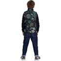 Pattern Flower Plants Leaves Nature Kid s Button Up Puffer Vest View4
