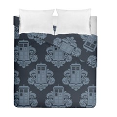 Dr Who Tardis Pattern Duvet Cover Double Side (full/ Double Size)