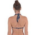 Dr Who Tardis Pattern Halter Neck Bikini Top View2
